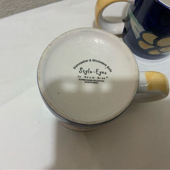 2 Style Eyes by Baum Bros - Flower Power Collection mugs - Picture 9 of 9